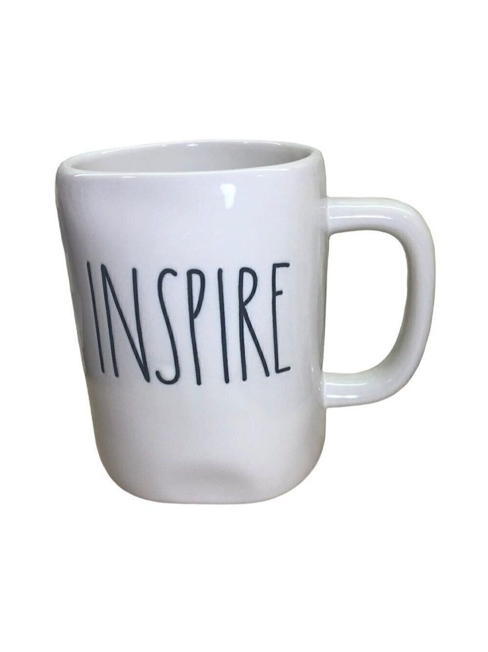 Rae Dunn INSPIRE Mug Cup Ceramic White LL Ceramic Kitchen Home Decor Gift